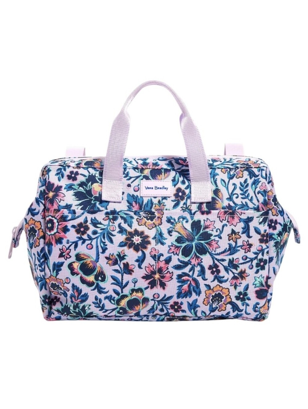 Vera Bradley Women's Recycled Lighten Up Reactive Bag Organizer Cloud Vine